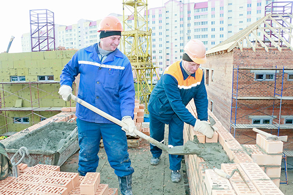 Команда ОАО «Мозырьпромстрой» — победитель соревнования среди строительных организаций района